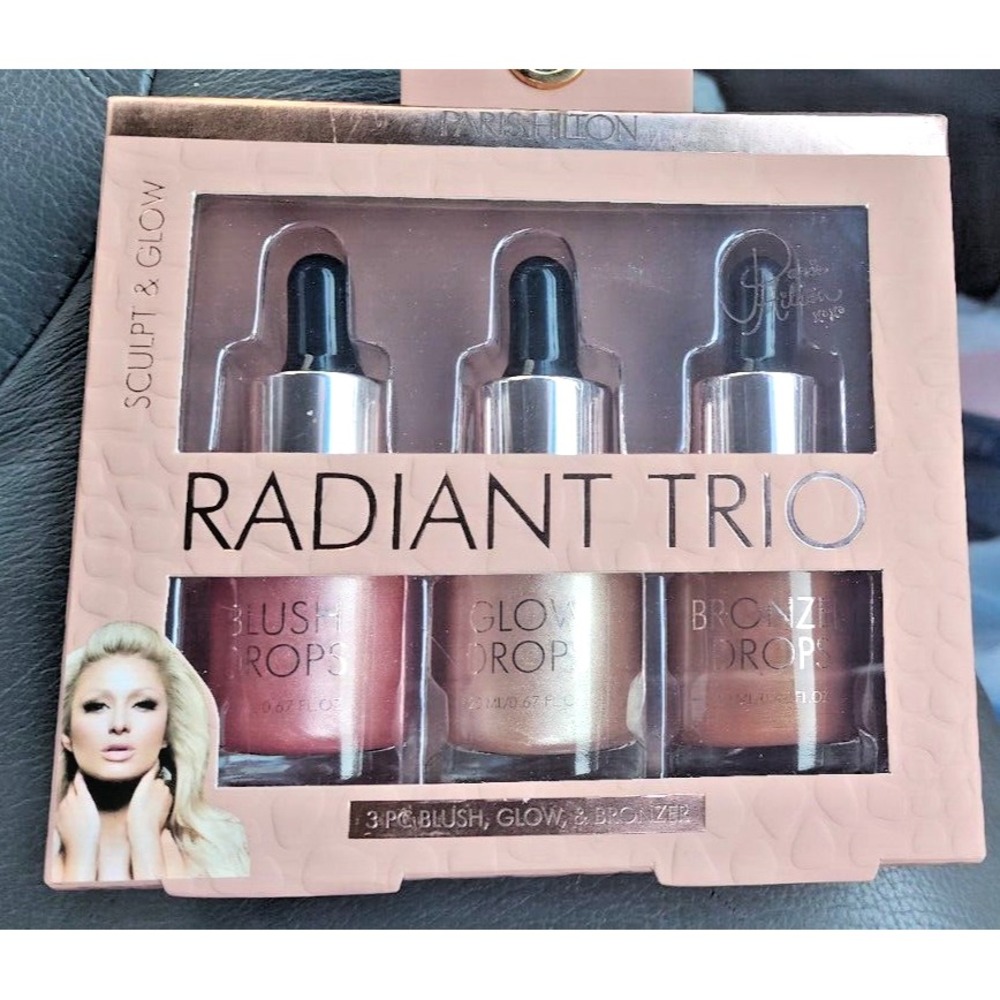 Paris Hilton Radiant Trio‎ 3 OC  Blush, Glow, & Bronzer